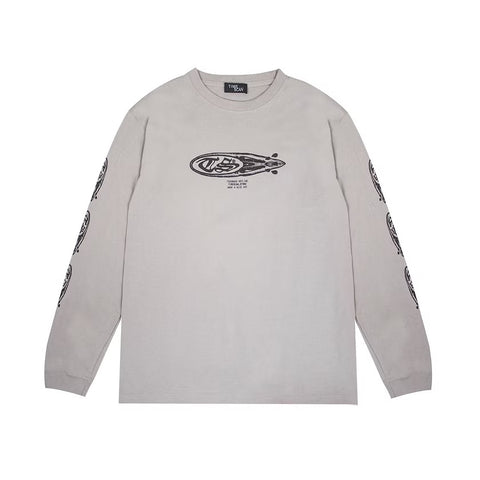 TIME SCAN - CRYBABIES L/s tee "Grey"