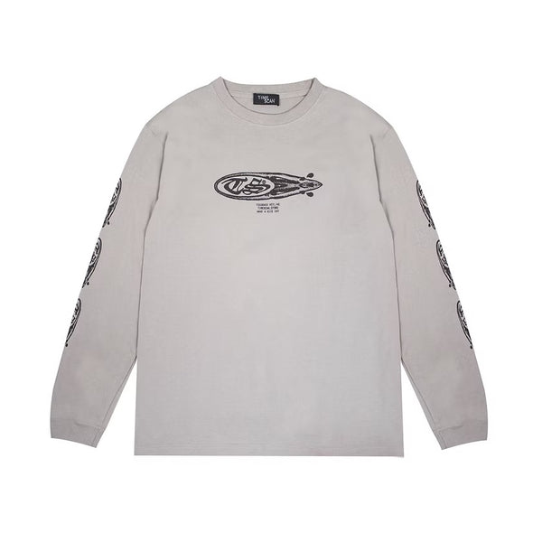 TIME SCAN - CRYBABIES L/s tee "Grey"