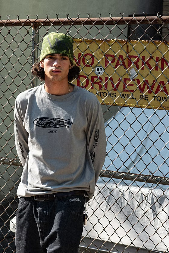 TIME SCAN - CRYBABIES L/s tee "Grey"