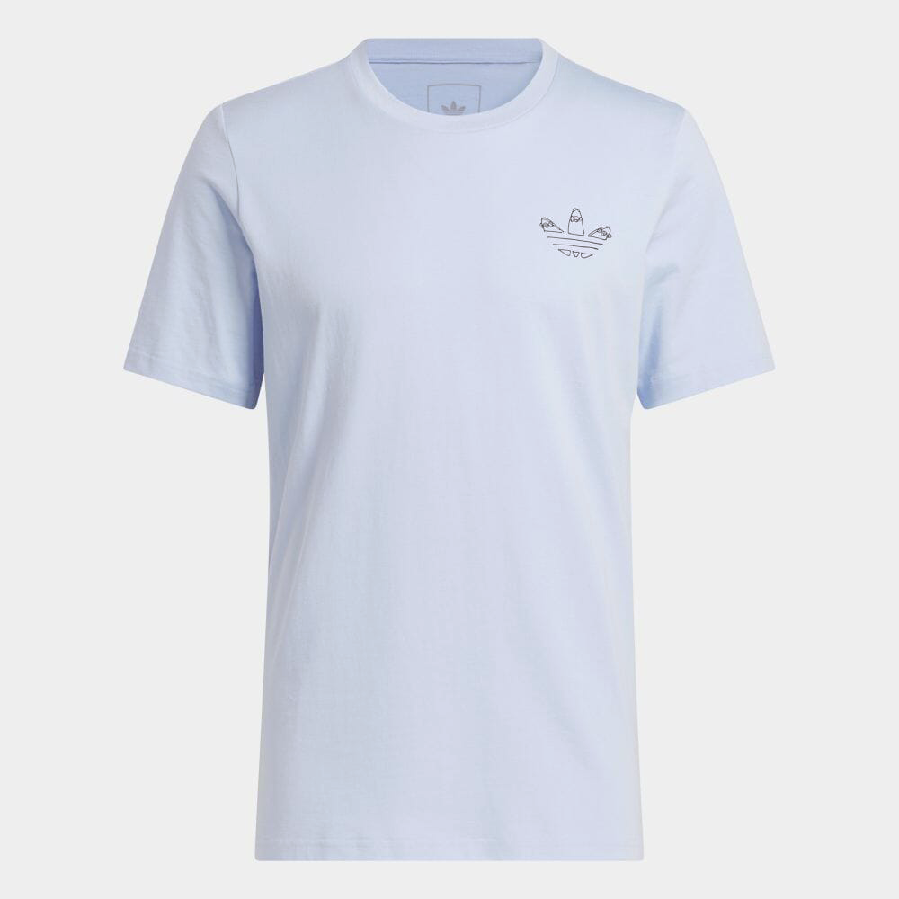 ADIDAS SKATE BOARDING -  H JONES SS TEE "BLUE"