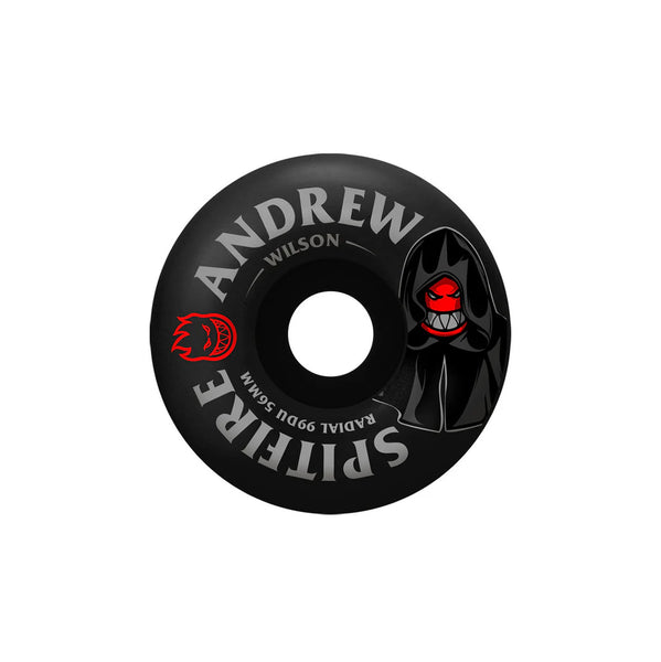 SPITFIRE WHEELS - F4 "BURN SQUAD" "Andrew Wilson" Radial 99DURO 56mm "Black"