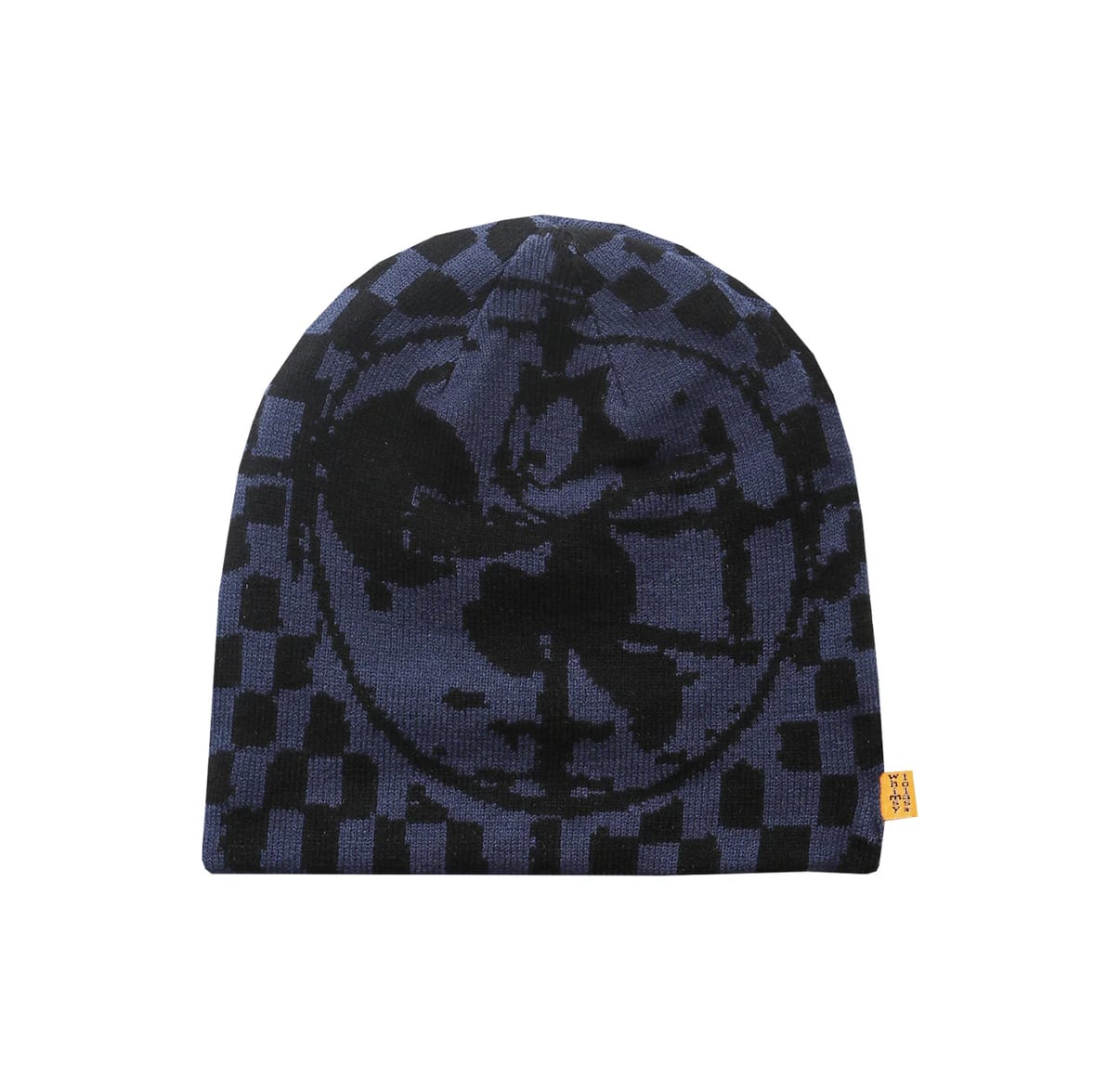 LOLA'S Hardware x Whimsy Socks - CAT BOMB  Reversible Beanie "Navy"