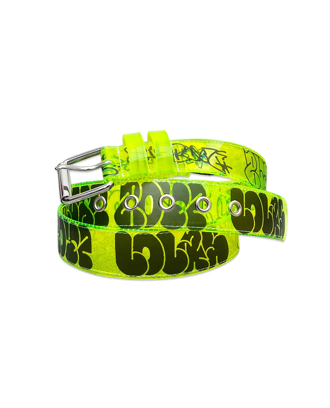 LOLA'S HARD WARE x Blue Boyz - PVC Belt "Safty Green"