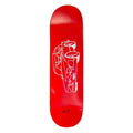 SNACK SKATEBOARDS - "TEAM WHIP"  RED "7.875"