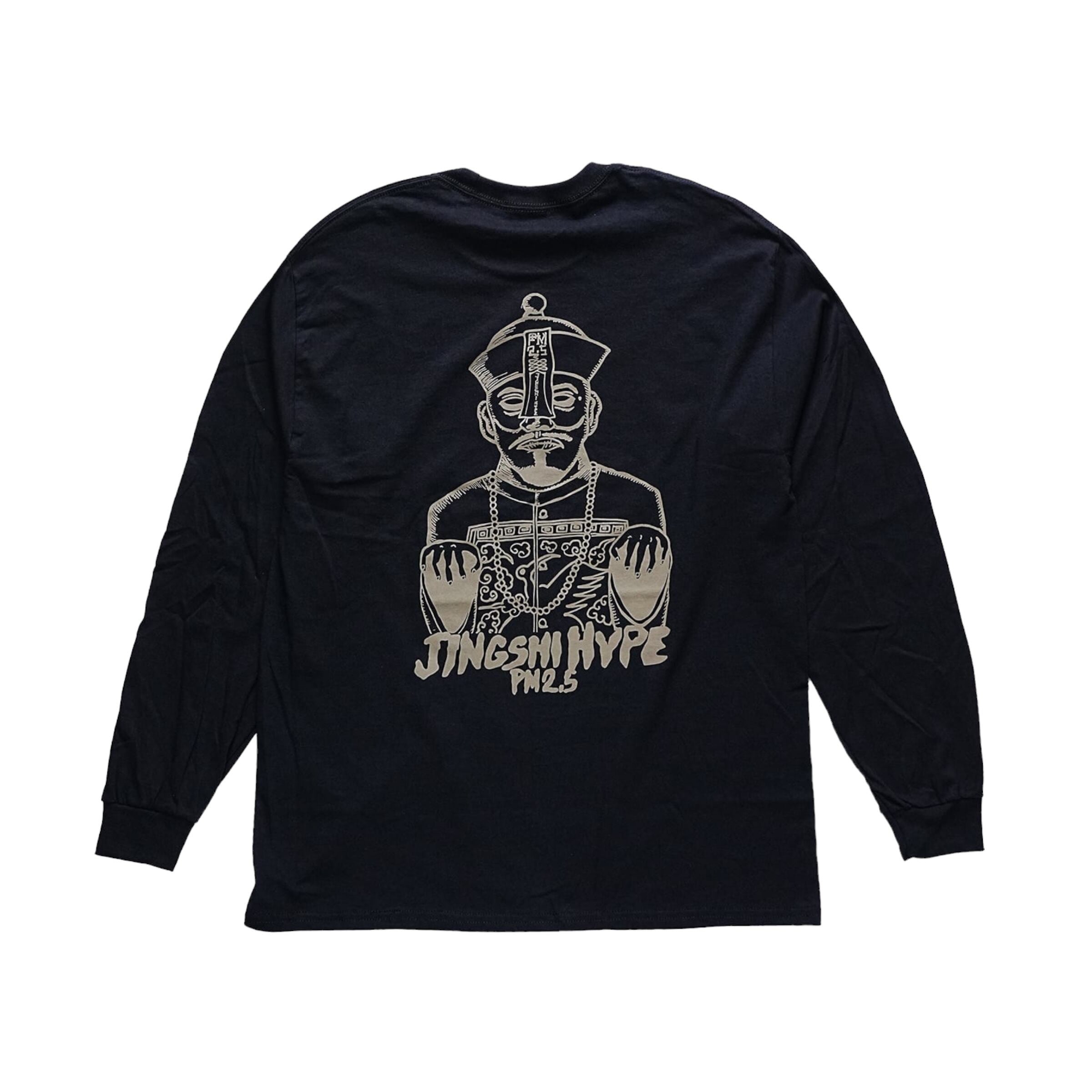 PM2.5 - JING SHI HYPE L/S tee "Black"