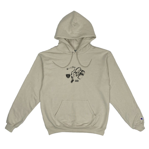 Closer Magazine - MIKE GIGLIOTTI FOCUS HOODIE "Sand"