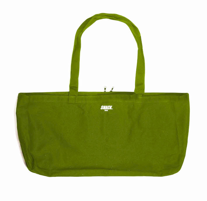 SNACK SKATEBOARDS - XXXL SKATE TOTE BAG "Olive"