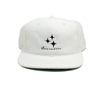 SPRINKLES - EMBROIDERED CORD CAP "White"