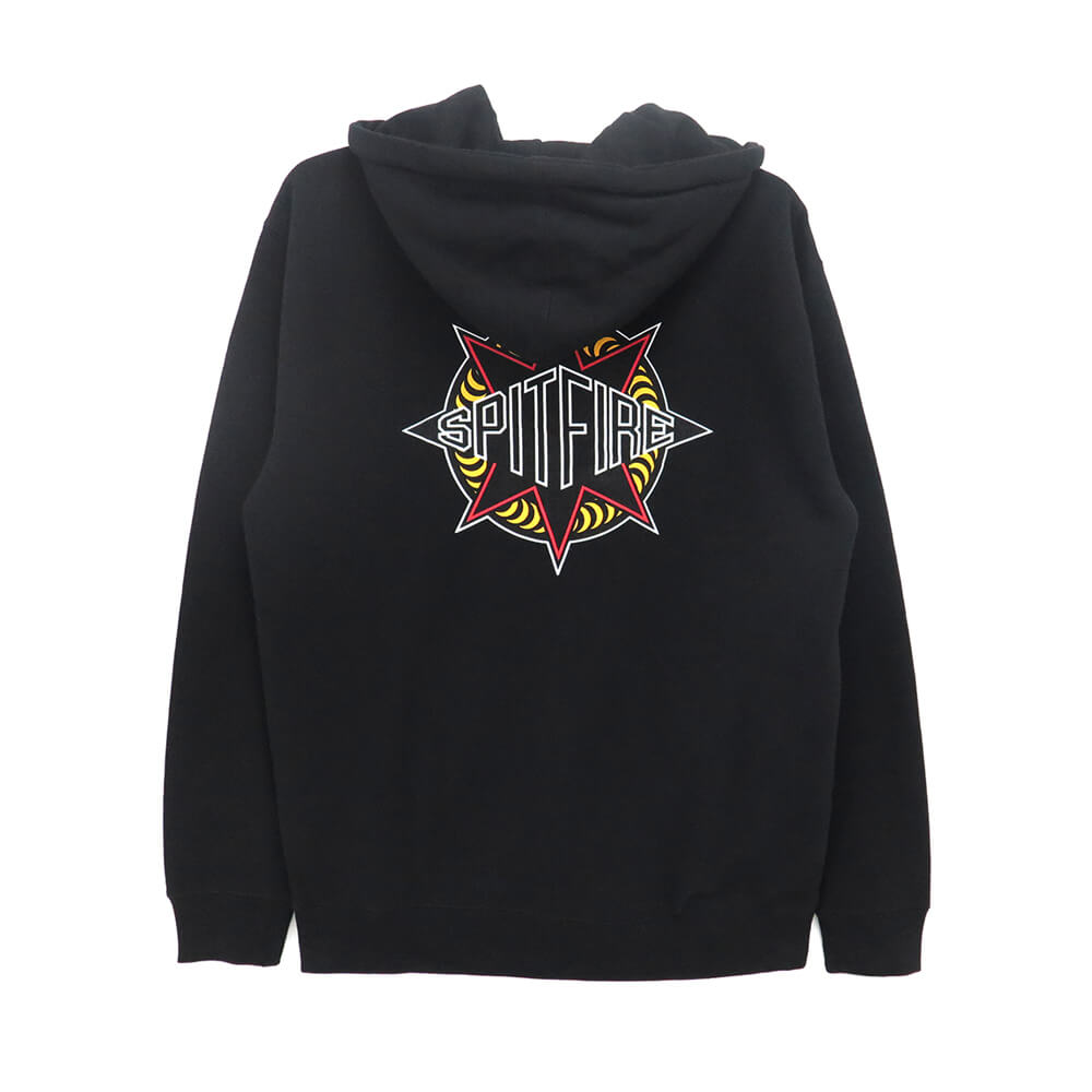 SPITFIRE WHEELS - Sure Shot Zip Hoodie "Black"