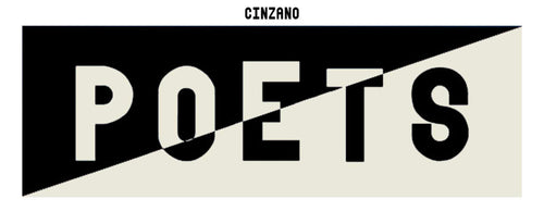 POETS - CINZANO SCREENED T SHIRT  "Natural"
