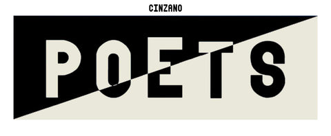 POETS - CINZANO SCREENED T SHIRT  "Natural"