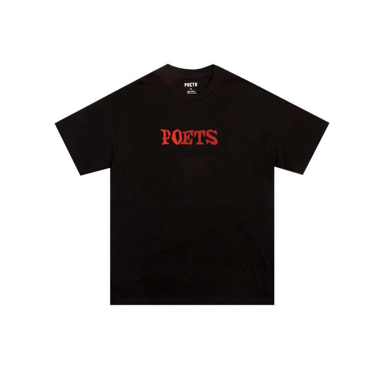 POETS - D&G POETS SCREENED T SHIRT "BLACK"