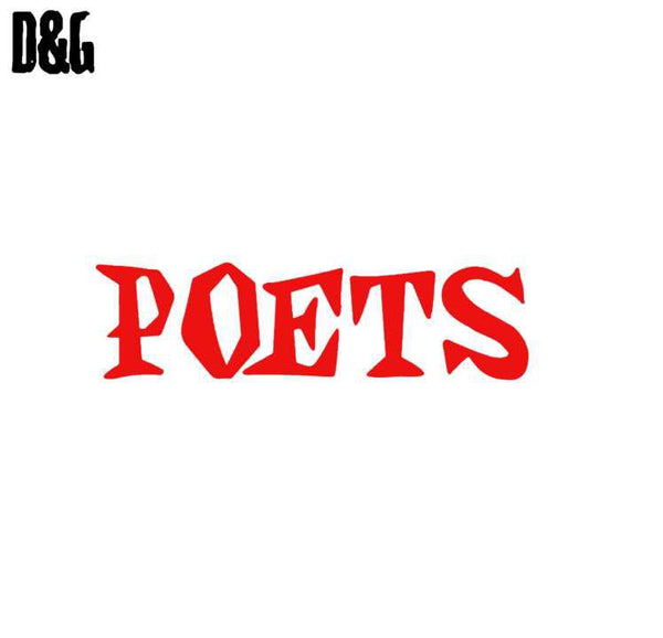 POETS - D&G POETS SCREENED T SHIRT "BLACK"