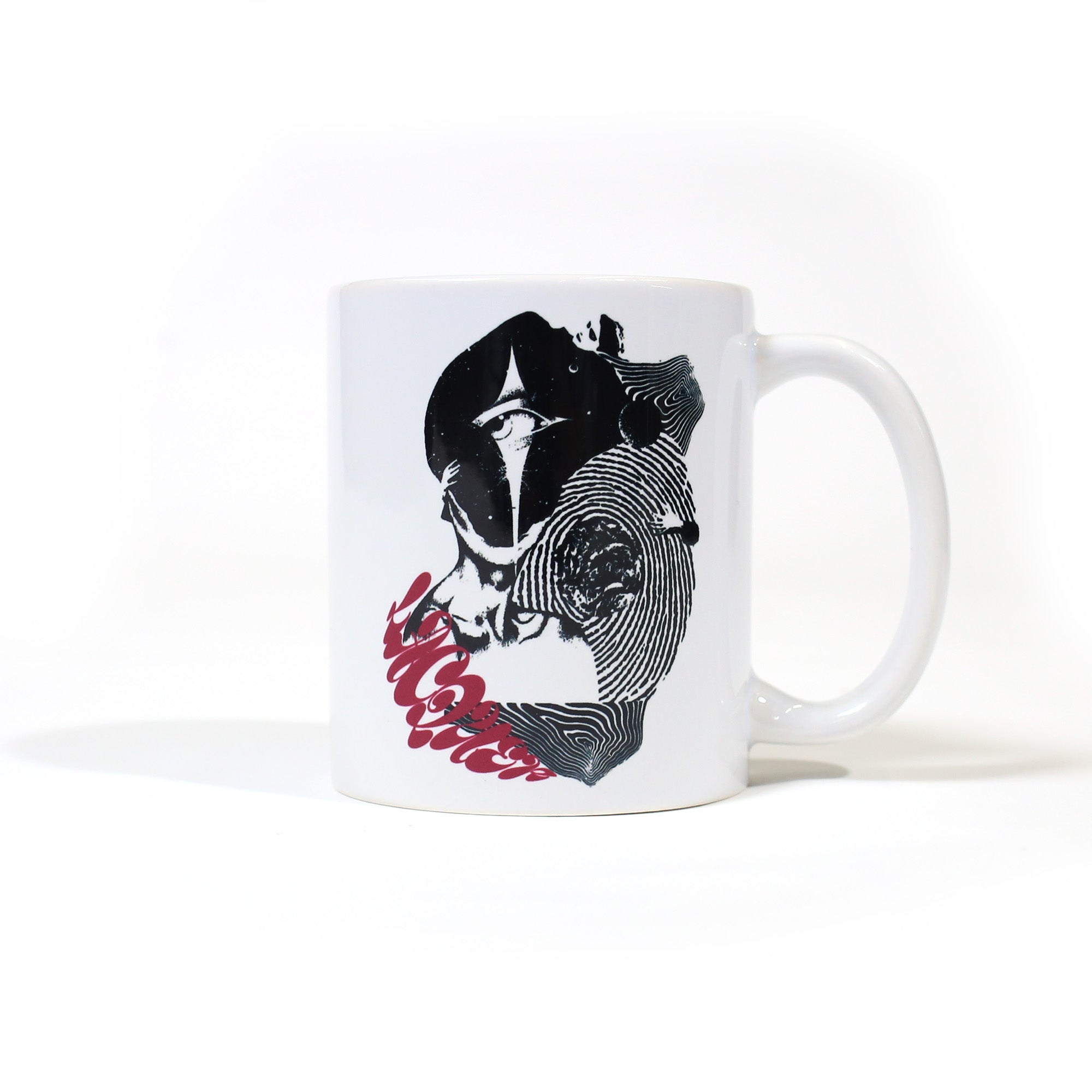 LACQUER - Buchi Collage Mug "White"