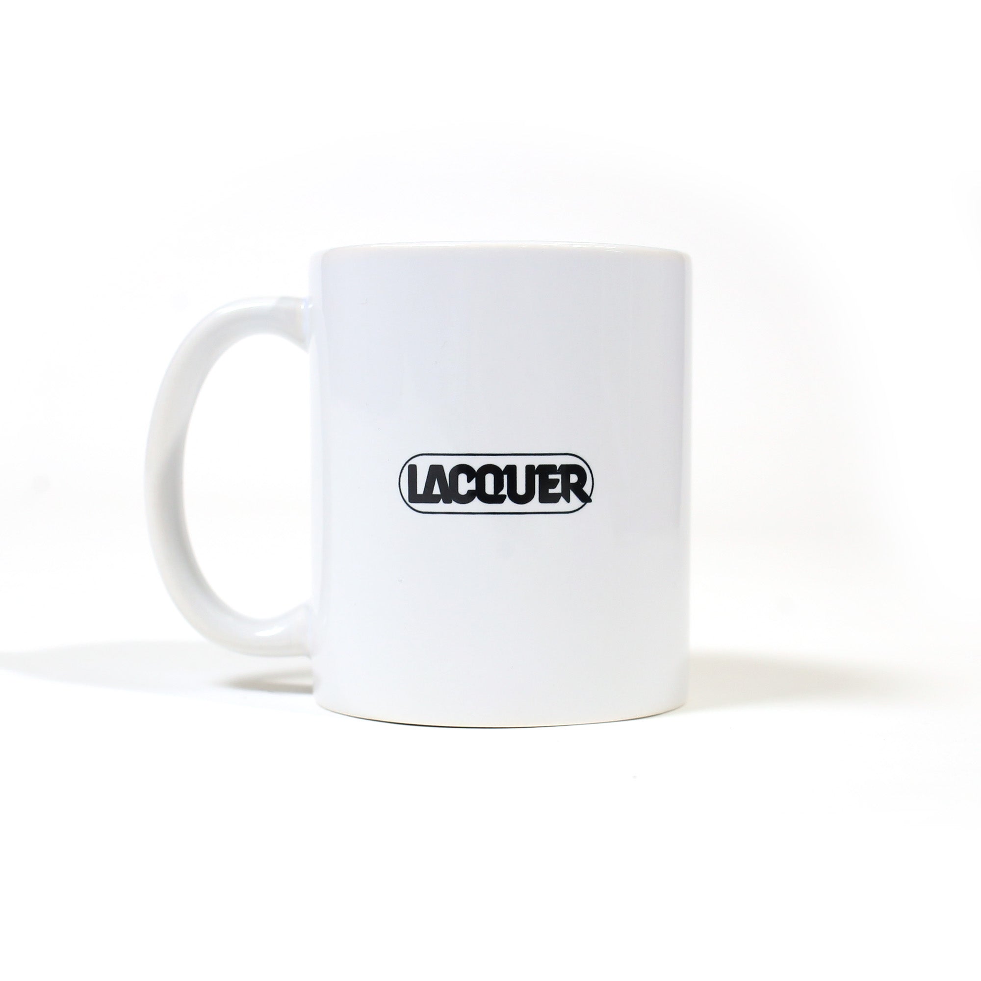 LACQUER - Buchi Collage Mug "White"