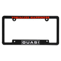 QUASI - Happiness License Plate Cover "Black"