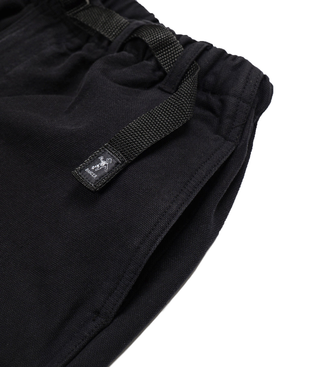 DANCER - Belted Simple Knee Pant  "Black"
