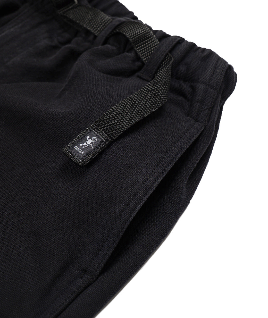 DANCER - Belted Simple Knee Pant  "Black"