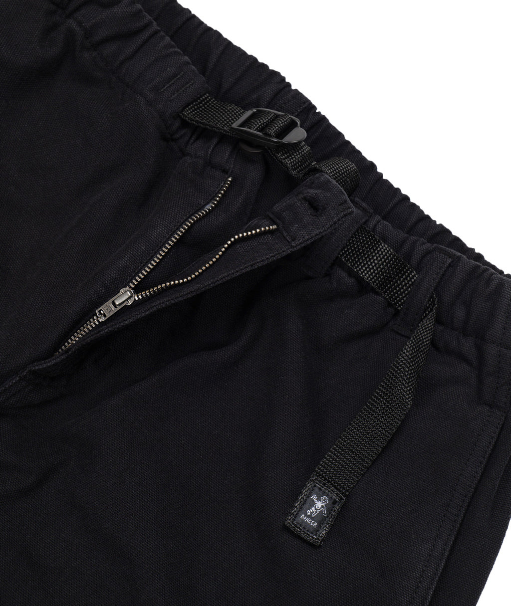 DANCER - Belted Simple Knee Pant  "Black"