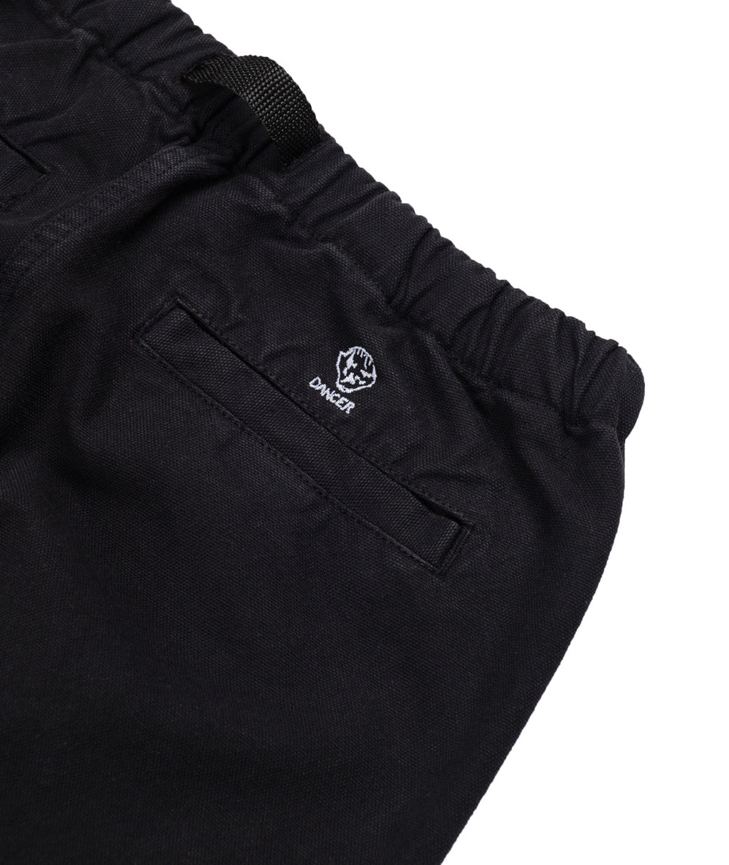 DANCER - Belted Simple Knee Pant  "Black"
