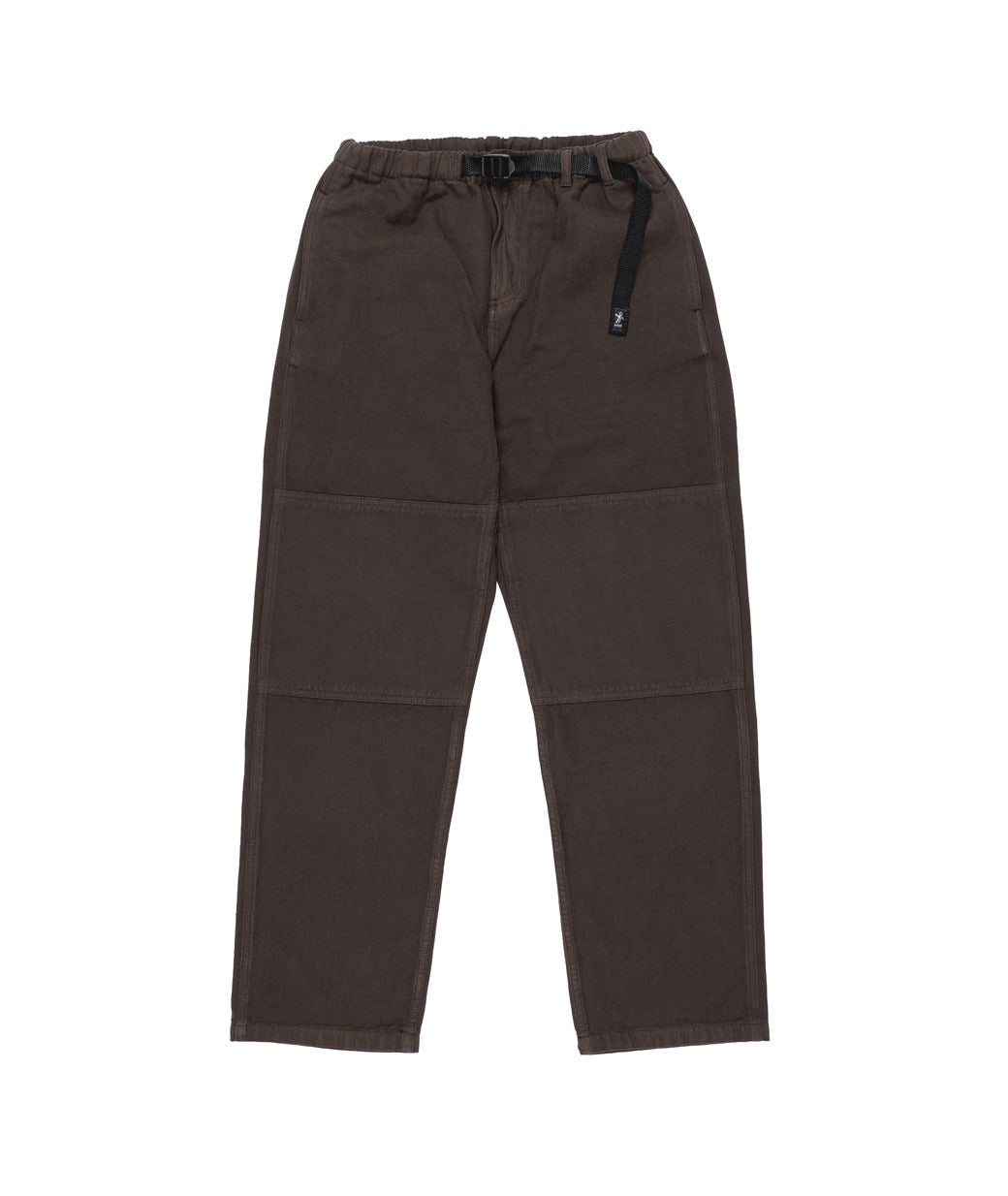DANCER - Belted Simple Knee Pant  "Brown"