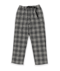 DANCER - Belted Tartan Simple Pant "Black"
