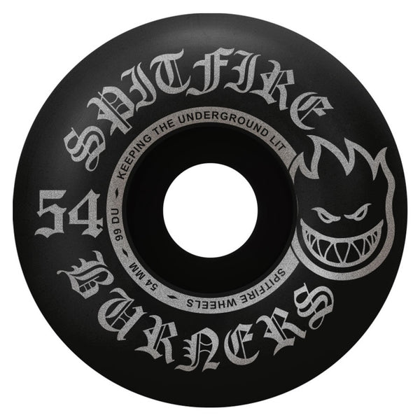 SPITFIRE WHEELS - BURNERS BigHead Shape 99DURO 54mm Black