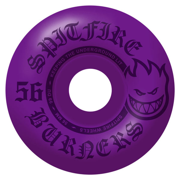 SPITFIRE WHEELS - BURNERS BigHead Shape 99DURO 56mm Purple