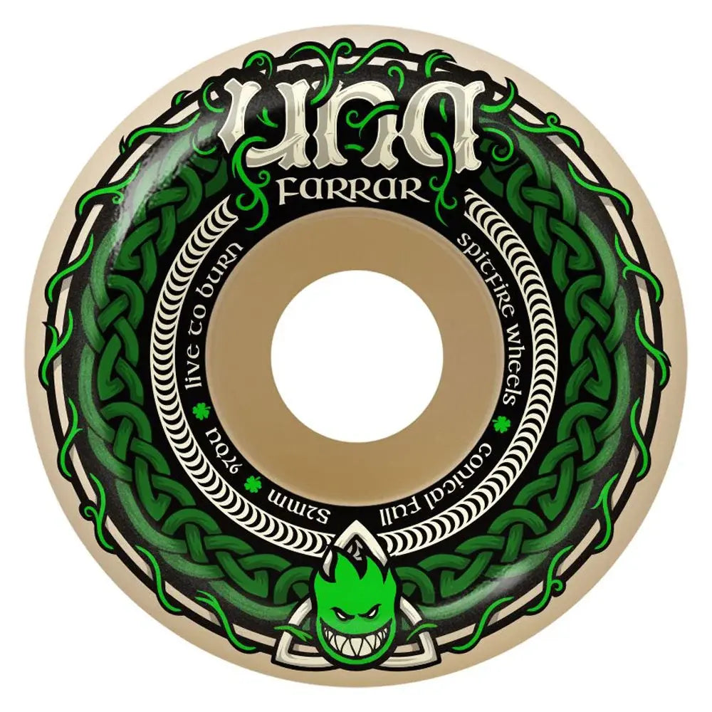 SPITFIRE WHEELS - "UNA FARRAR TRINITY" F4 Conical Full 97DU 54mm "Black"