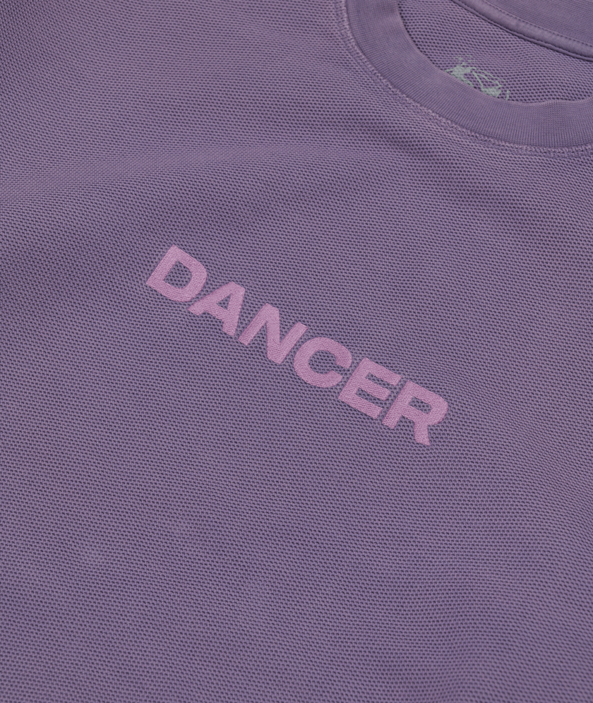 DANCER - Simple Logo Crew Neck "Lavendar"