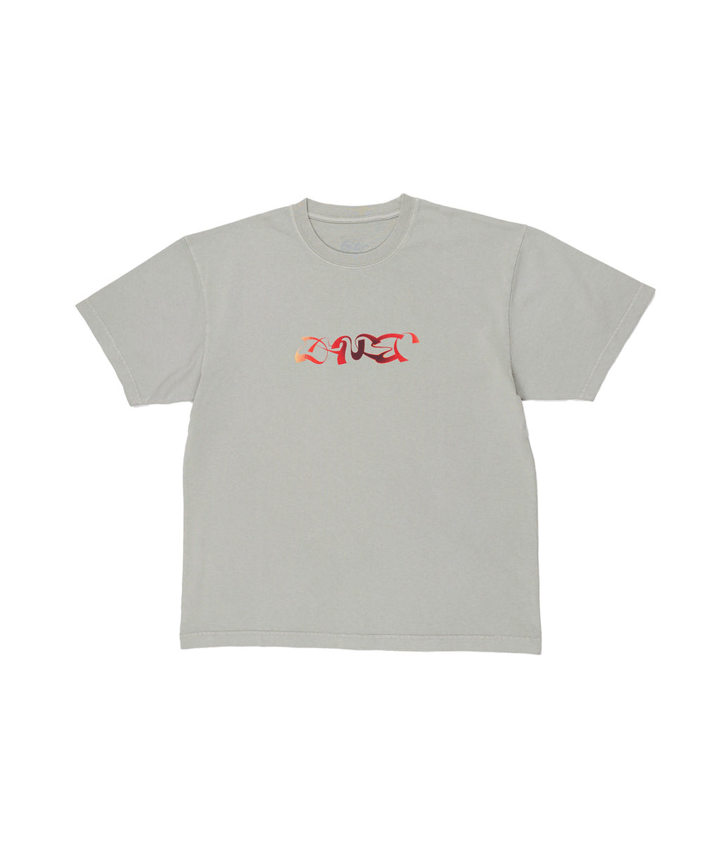 DANCER - Analog Triple Logo Tee "Oyster Grey"