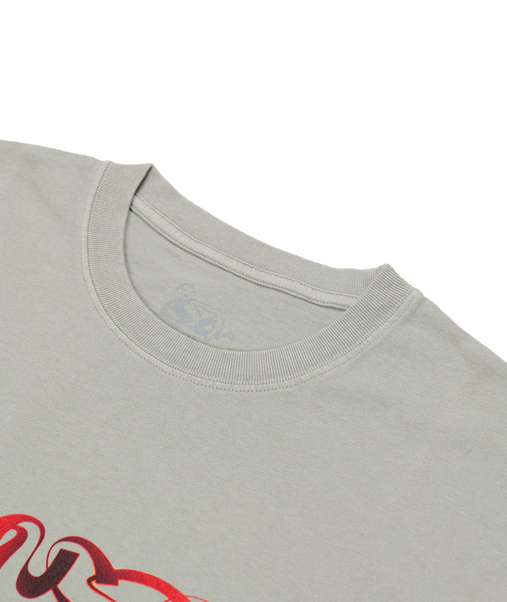 DANCER - Analog Triple Logo Tee "Oyster Grey"