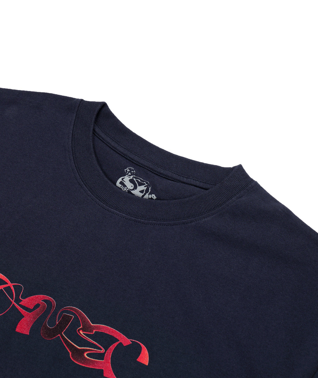 DANCER - Analog Triple Logo Tee "Dark Navy"