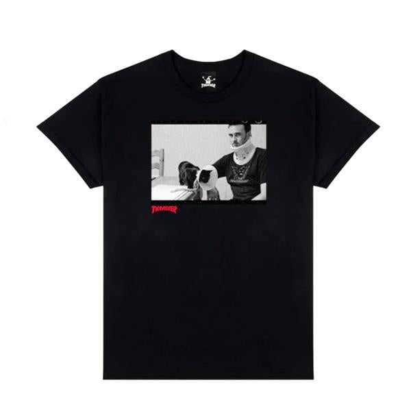 THRASHER x TOYMACHINE - Templeton  - S/S T-SHIRT "Black"