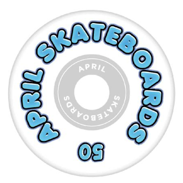 APRIL SKATEBOARDS - OG LOGO COMPLETE DECK "Red" 7.5"