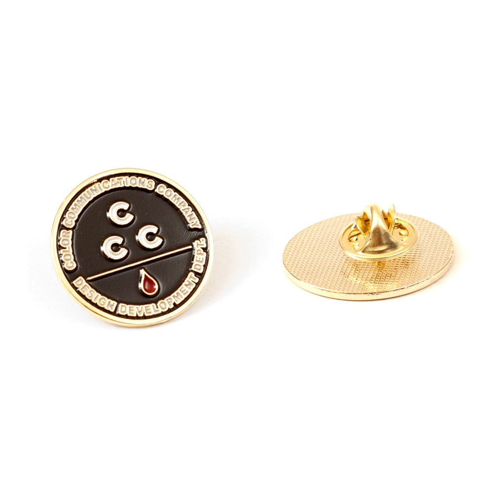 COLOR COMMUNICATIONS - CCC PIN BADGE "Gold"