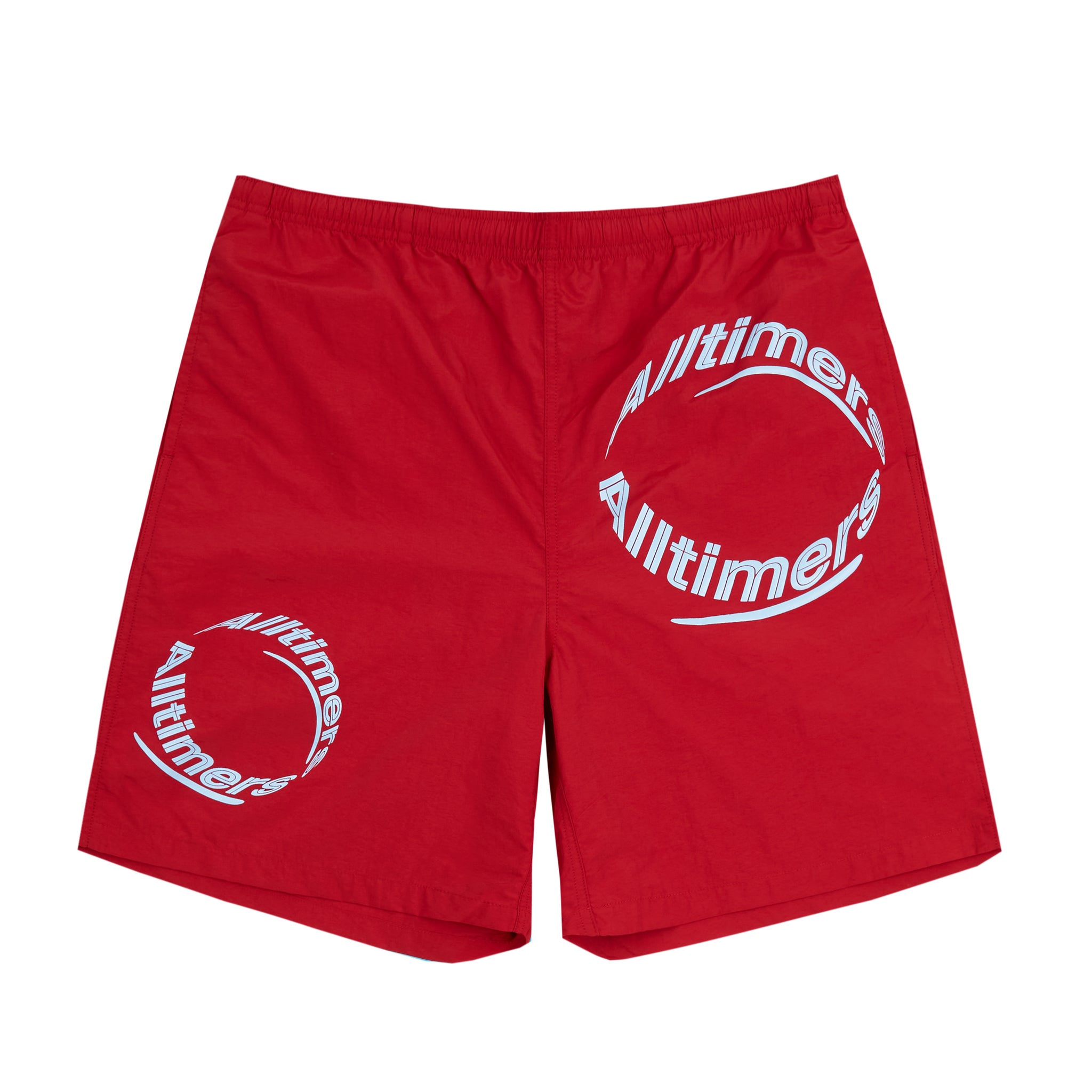 ALLTIMERS  - Draino Swim Shorts "Dark Red"