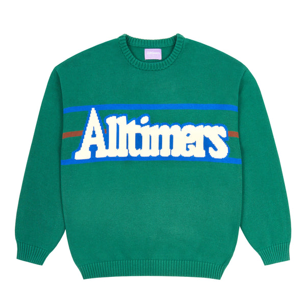 ALLTIMERS - Broadway Knit Sweater "Forest Green"