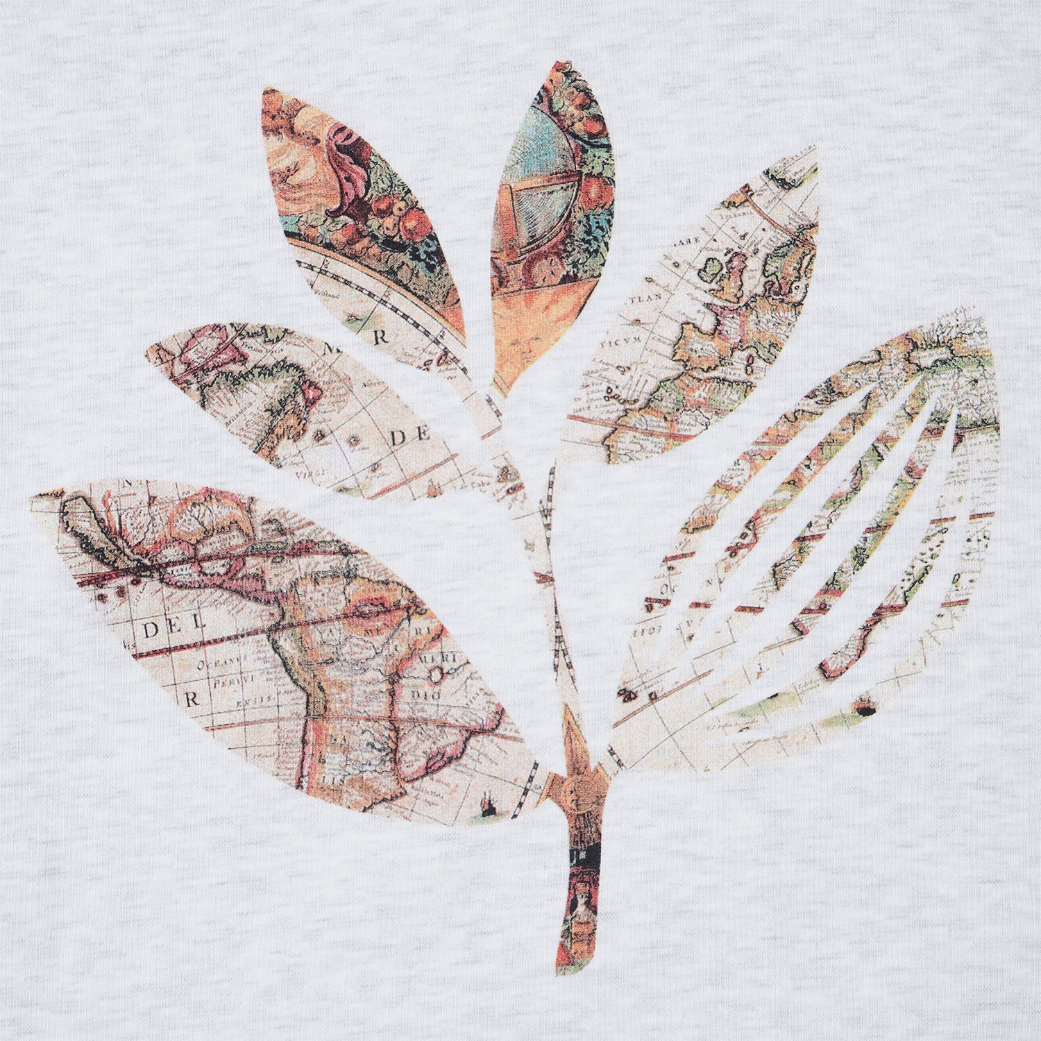 MAGENTA SKATEBOARDS - Plant Map Hoodie "Ash"