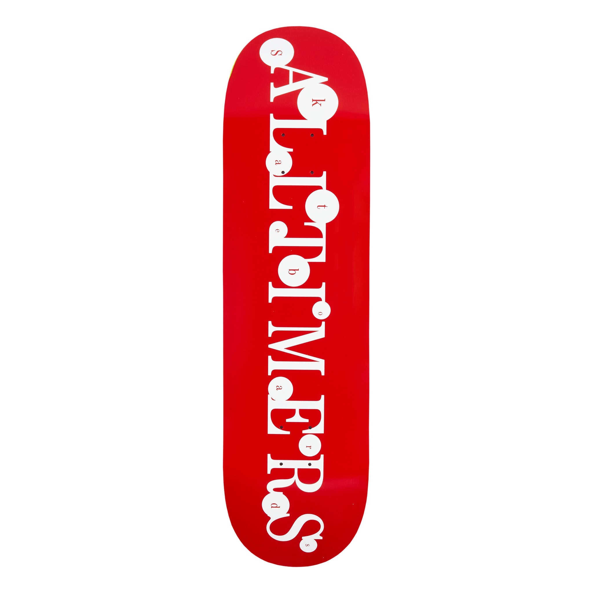 ALLTIMERS - Core Skater Deck Red "8.3"