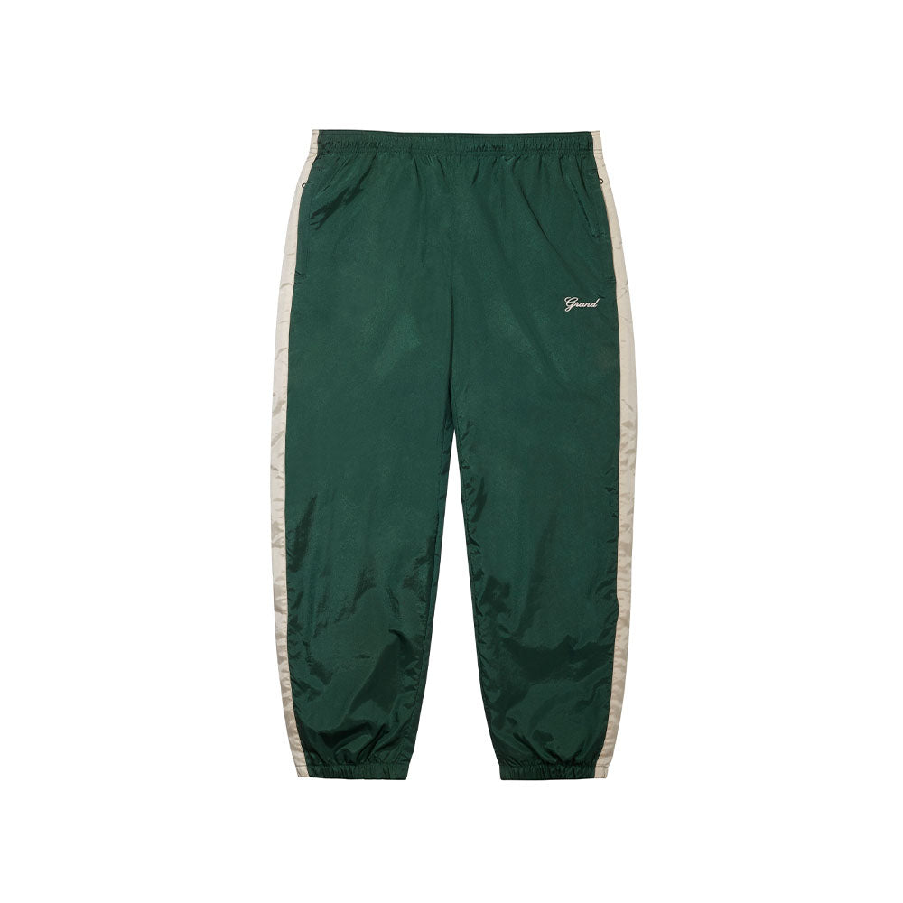 GRAND COLLECTION - Nylon Pants " Forest/Cream"