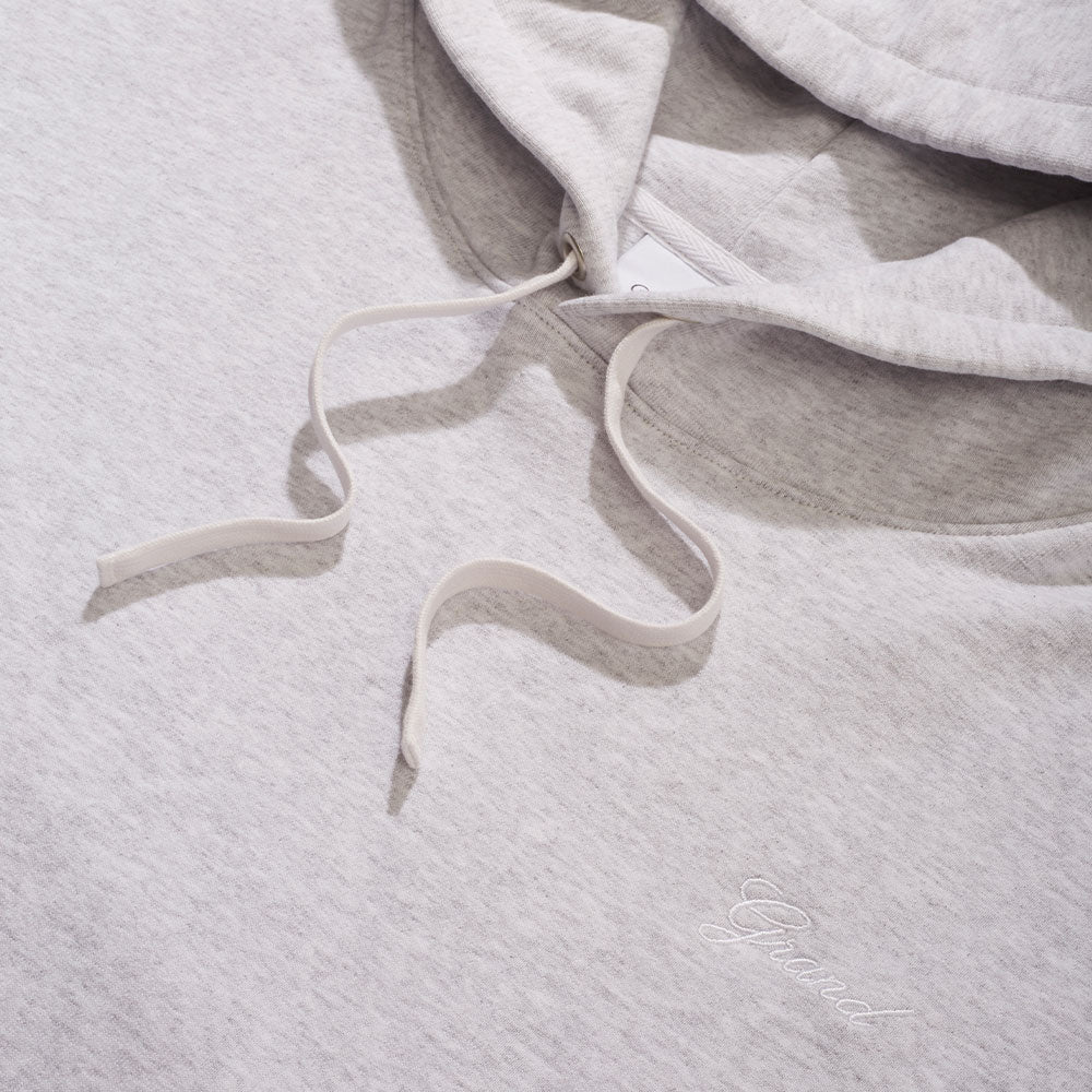 GRAND COLLECTION - Script Hoodie ”Ash"