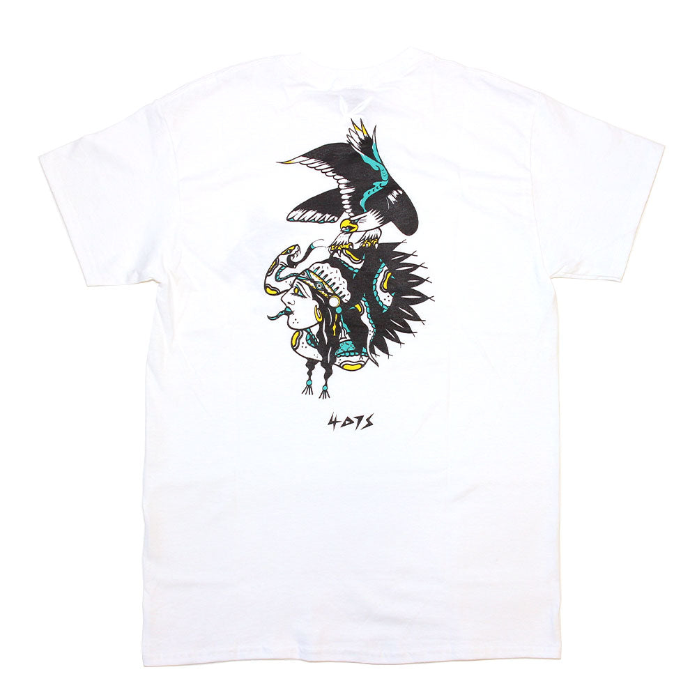 4D7S - HEADDRESS S/S Tee "White"