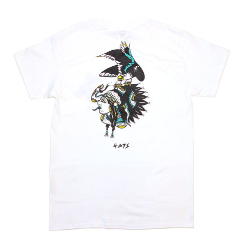 4D7S - HEADDRESS S/S Tee "White"