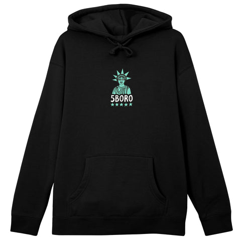 5BORO - 5B X T.R LIBERTY HOODY "Black"