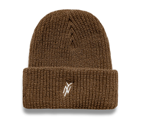 5BORO - 5B NY Logo Beanie "Brown"