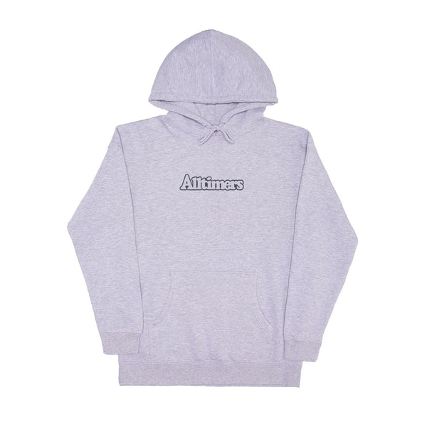 ALLTIMERS  - Tonal Embroidered Broadway Hoody "Heather Grey"