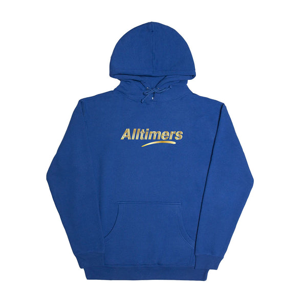 ALLTIMERS  - Estate Embroidered Hoody "Royal Blue Gold"