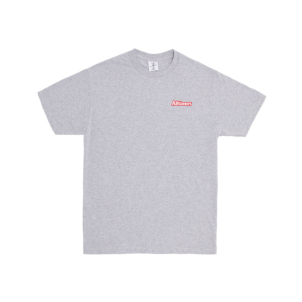 ALLTIMERS - Broadway Embroidered T-Shirt "Heather Grey"
