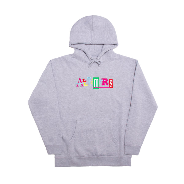 ALLTIMERS - Embroidered Sin Good Hoody "Heather Grey"